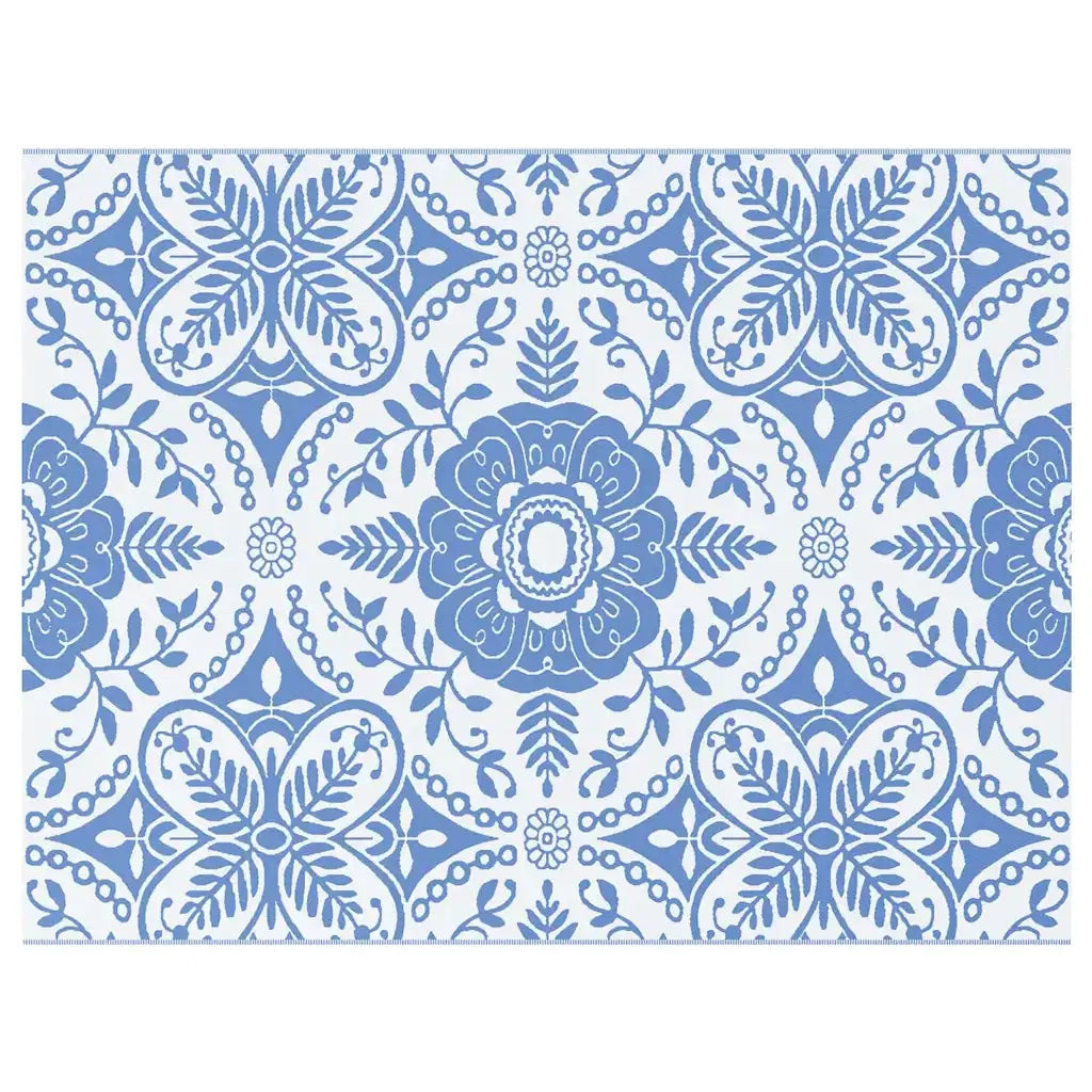 Tappeto da esterno ARAKIL Azzurro Baby e Bianco 400 × 300 cm 42003500