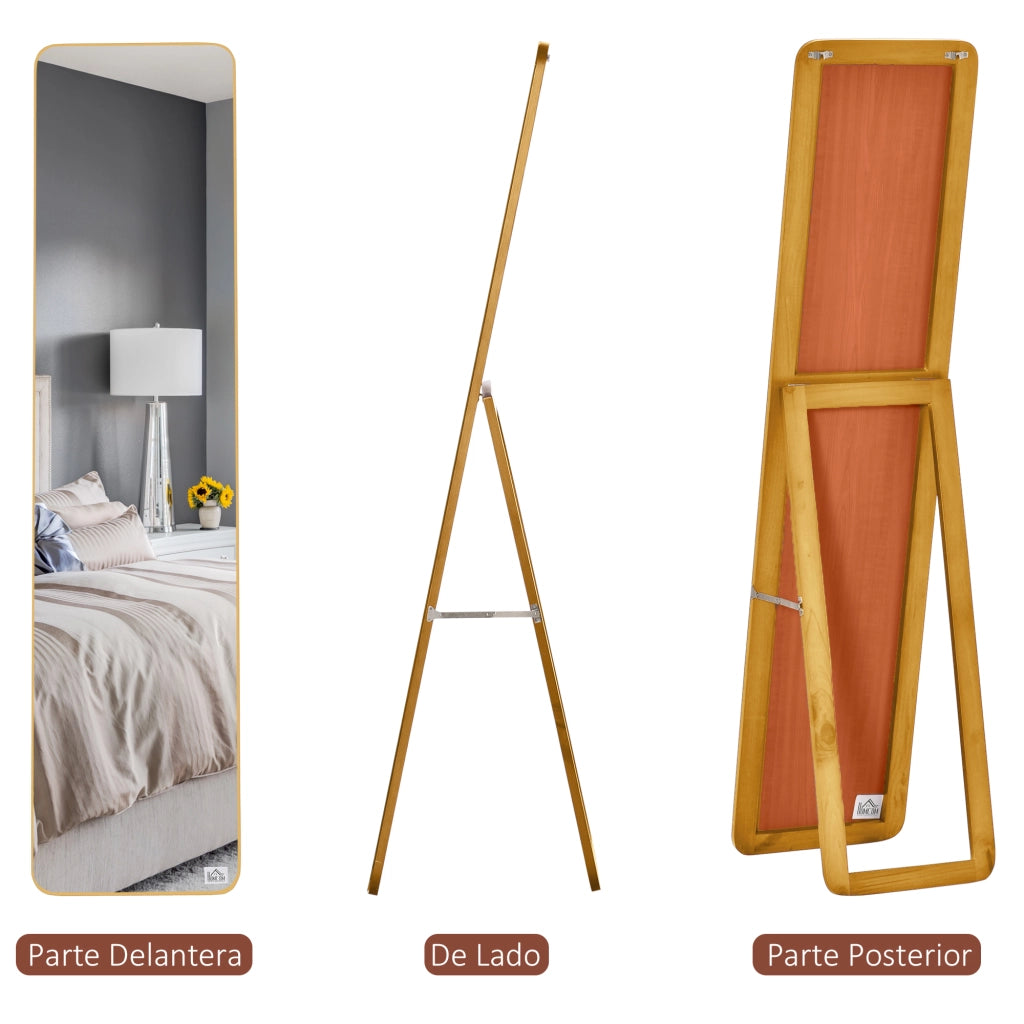 Specchio a Pieno Corpo ¨C zephmum ¨C 37x43x156 cm Legno di Pino