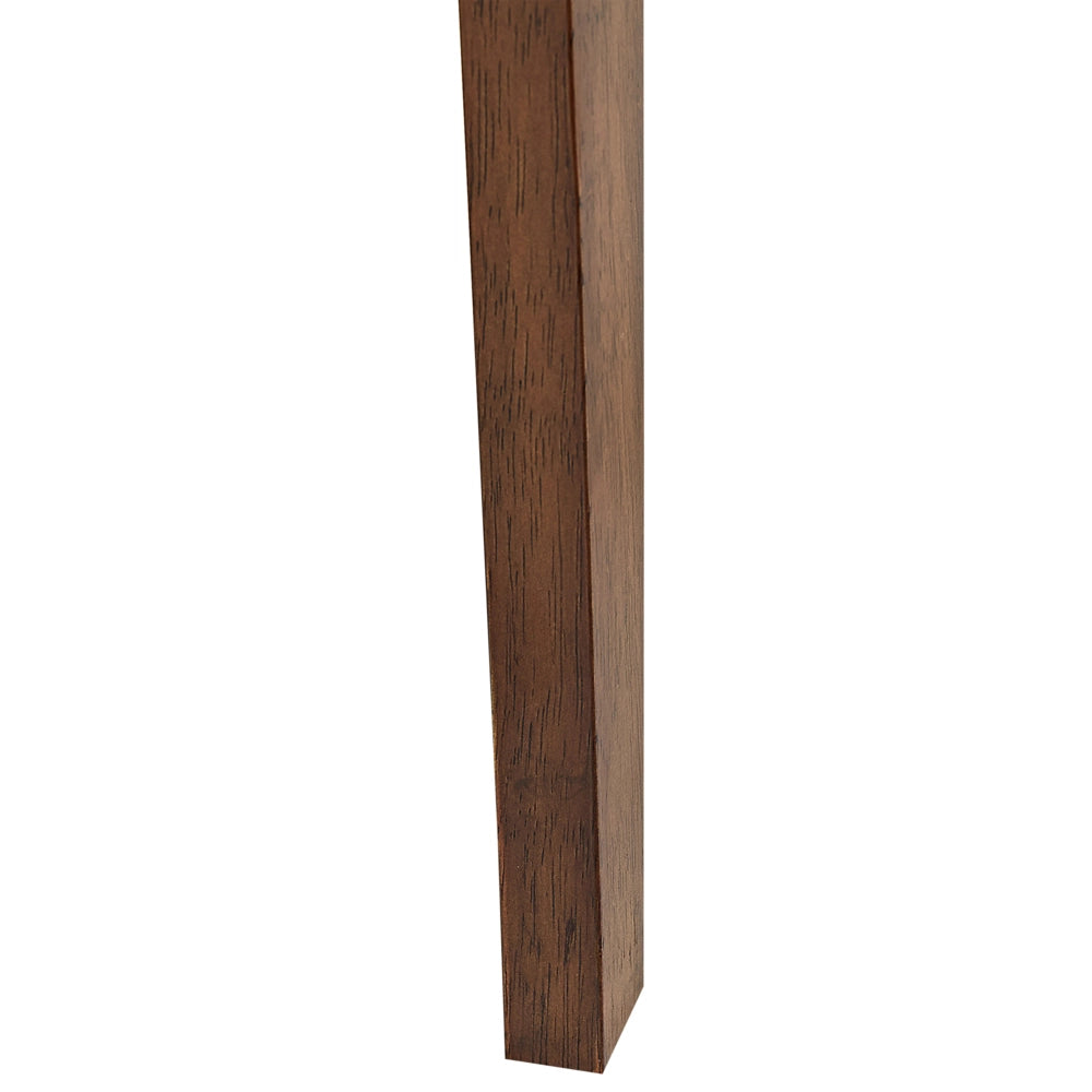 Set di 2 sedie da pranzo in legno scuro con decorativo design moderno e tradizionale