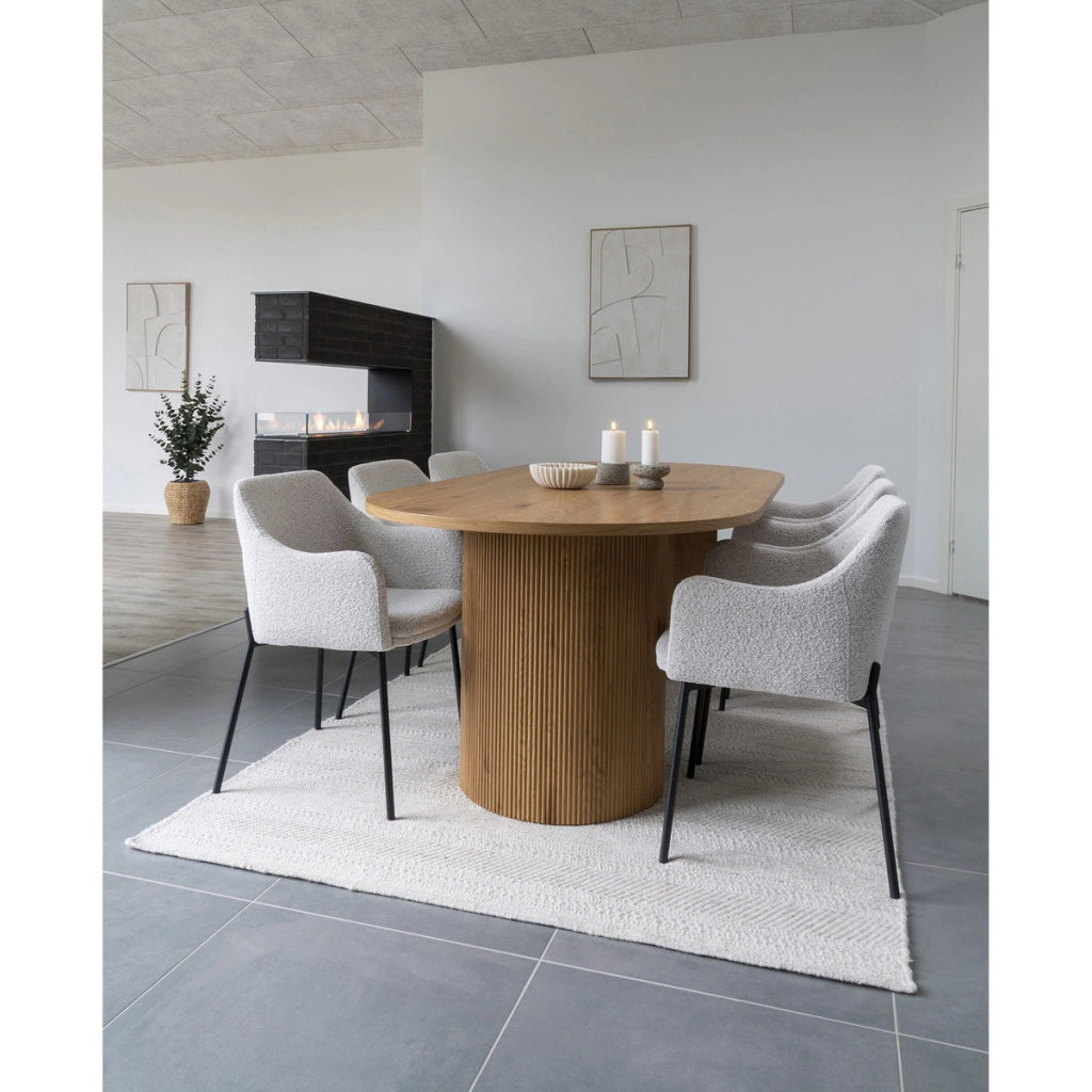 Stampa su Tela con Cornice Madeline, Bianco, Cotone, 3x60x90 cm