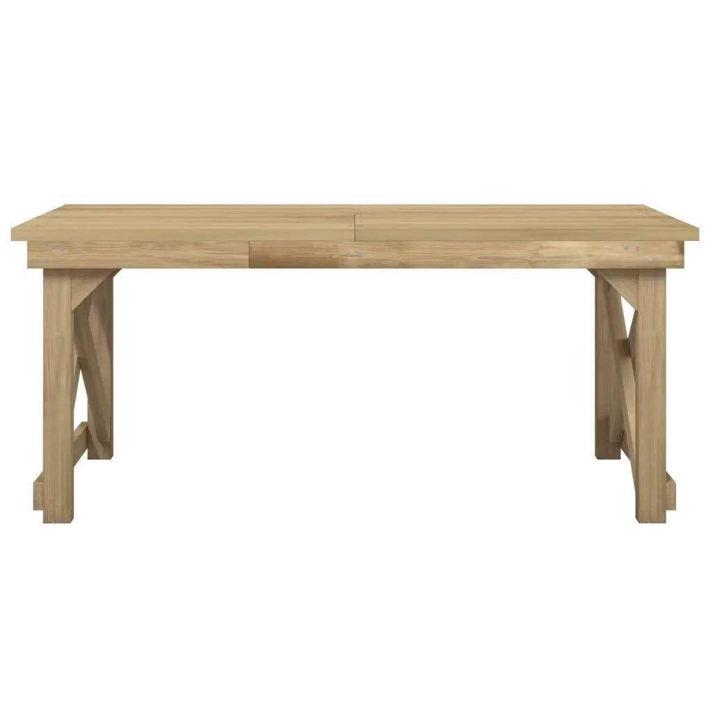 Set da Pranzo per Giardino 3 pz in Legno di Pino Impregnato 3096621