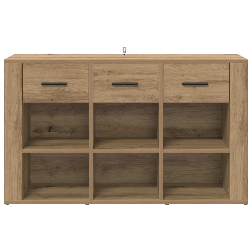 Credenza | Madia | Buffet da pranzo | Armadio da pranzo con cassetto Rovere artigianale 100 x 30 x 59,5 cm