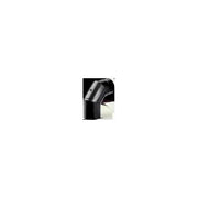 Save Fumisteria Gomito Pellet 90 Gradi con Ispezione Smaltato Nero Opaco 15cm