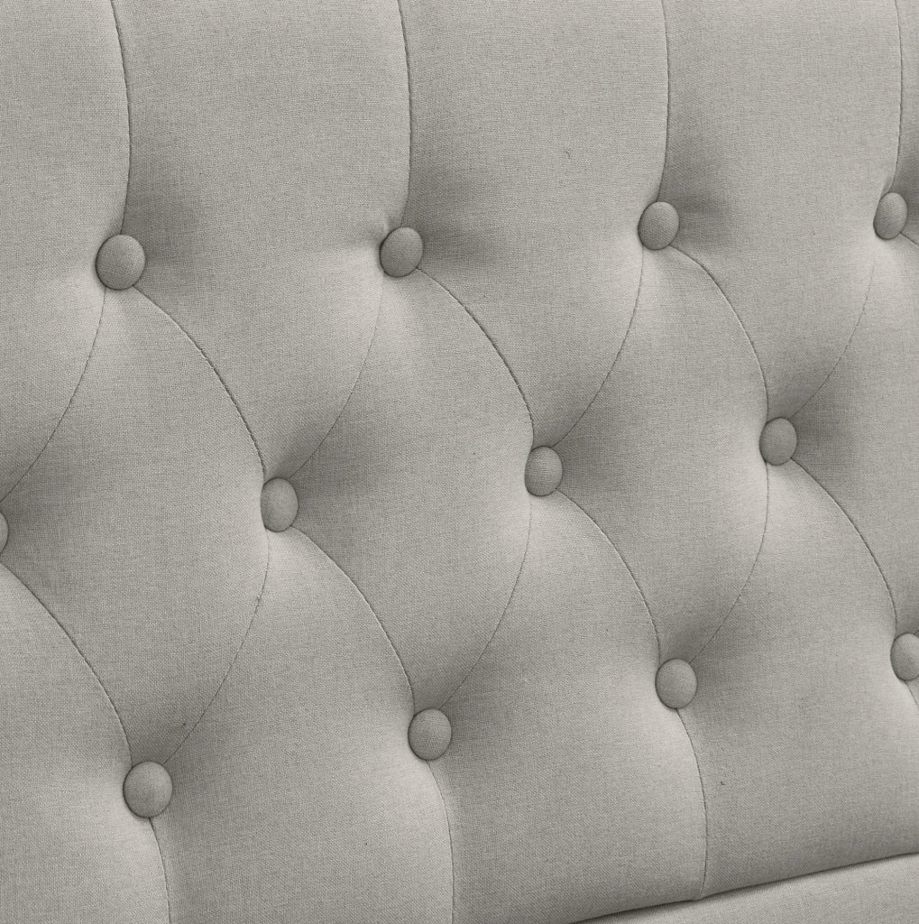 Letto grigio 180 x 200 cm con vano contenitore