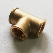 Tee t fff da 3/8 in ottone