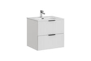 Set mobili bagno 60 cm con lavabo per mobile SKY Adel White 60 cm