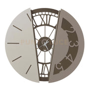 Orologio da parete di design composto Metamorphosi Bronzo, avorio e sabbia