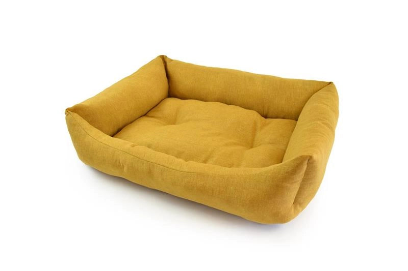 OPTIMO CUCCIA CON MORBIDO CUSCINO INTEGRATO DOMINO TINTA UNITA 60X70CM CON CORDA ANELLO 18 CM - ASSORTITA