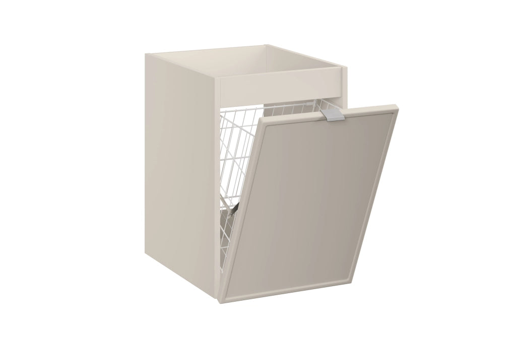 Mobile sotto piano 40 cm con cesto portabiancheria Bella Cashmere 40 x 57 x 46 cm