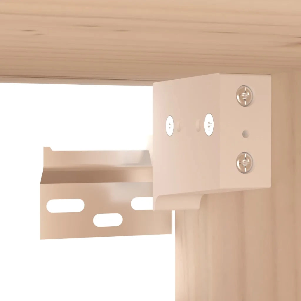 Pensili 2 pz 80x30x30 cm in Legno Massello di Pino