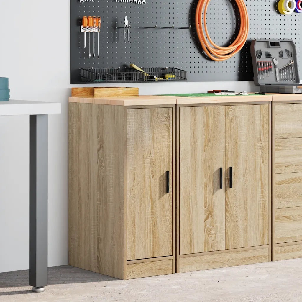 Armadietto da Garage Rovere Sonoma 30x51x85 cm 860555