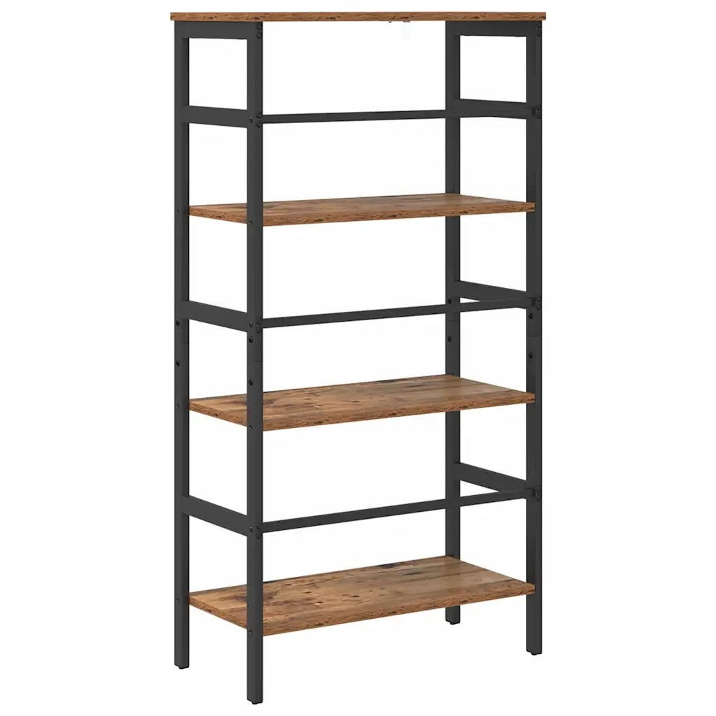 Libreria-Scaffale per Libri-Mobile di Stoccaggio Legno vecchio 60 x 29,5 x 115 cm Legno multistrato