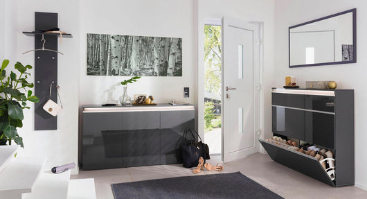 Appendiabito  50x27x140 cm Magic Antracite Lucido