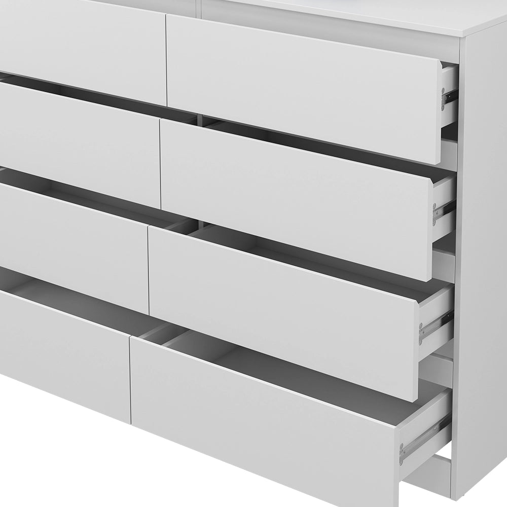 Vicco Cassettiera Bianco 39 x 101.5 cm