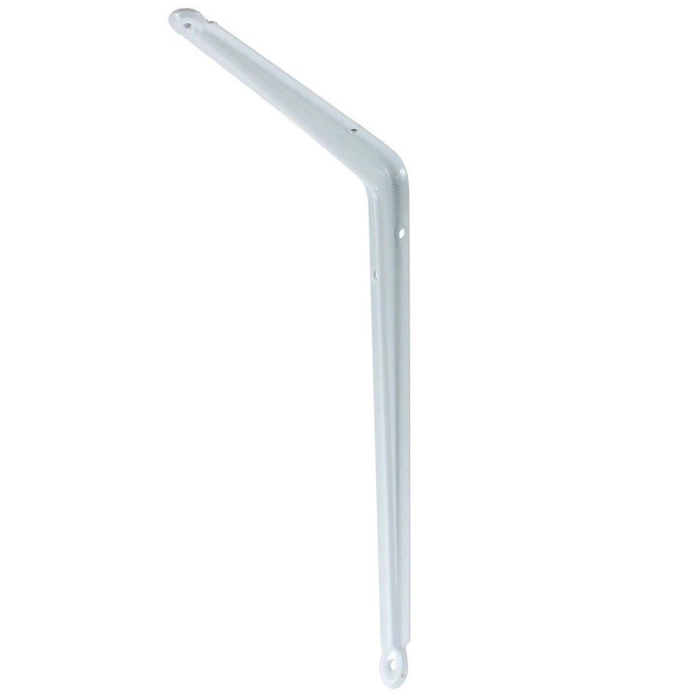Trade Shop - Reggimensola Supporto Staffa Reggi Mensola In Metallo 20x25cm Bianca -