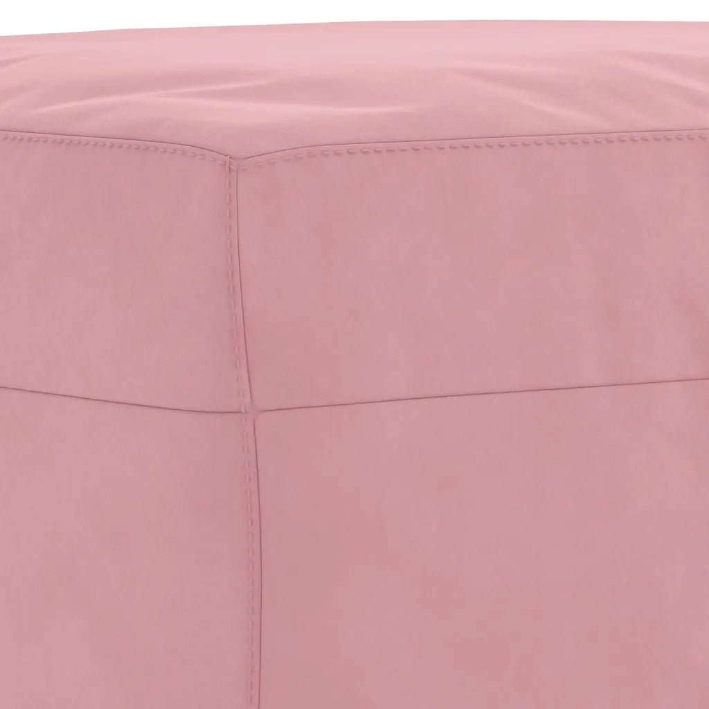 vidaXL Set di Divani 3 pz con Cuscini rosa in Velluto