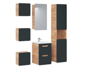 Mobile sottolavabo 40 cm 2 cassetti Aruba Cosmos 40 x 59 x 41 cm