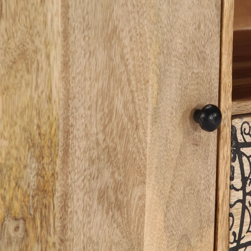 Mobile Porta TV 140x30x40 cm in Legno Massello di Mango 249856