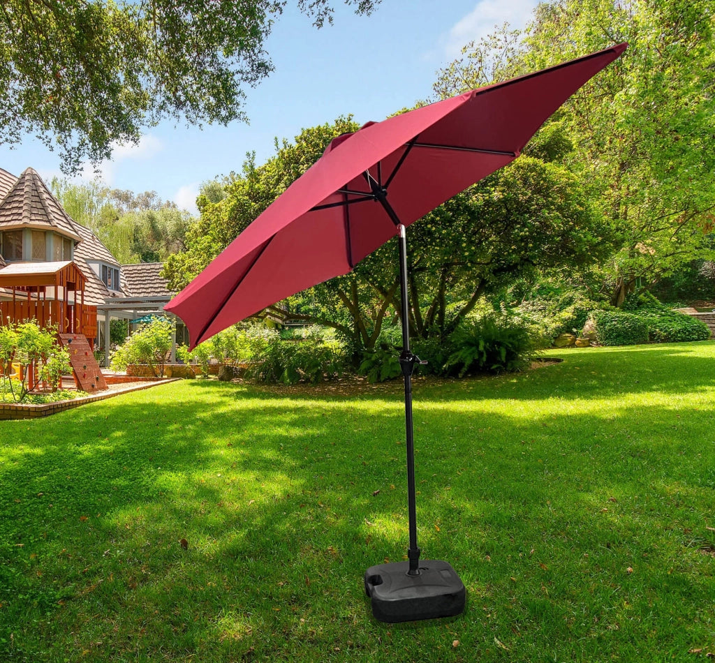 Ombrellone da giardino ORIENT con regolazione dell'inclinazione rosso peso 4,5 kg dimensioni 270x270x235 cm