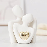 Disegno abbracciante di coppia, coppia, figure astratte, oggetti decorativi per divani TV, salotti e camere da letto. Regali romantici per San Valentino, anniversario e compleanno.
