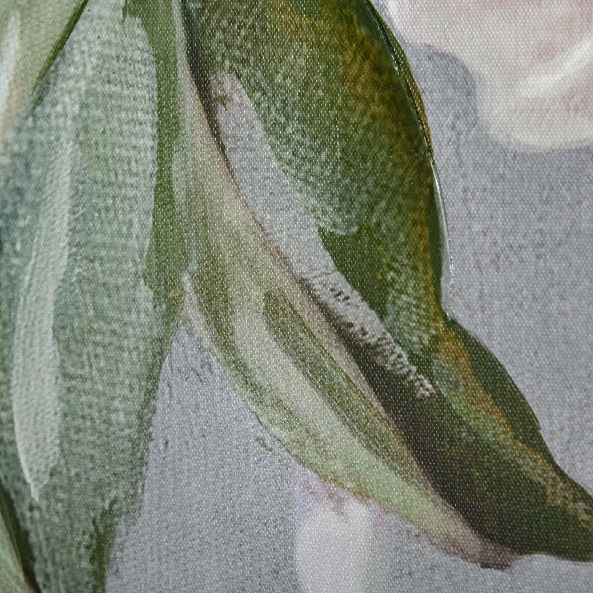 Stampa su Tela con Fiori 200x100 cm 5 Pezzi in Legno di Pino