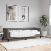 Divano Letto con Materasso-Sofa Letto-Daybed Grigio Scuro 80x200 cm in Tessuto 817453