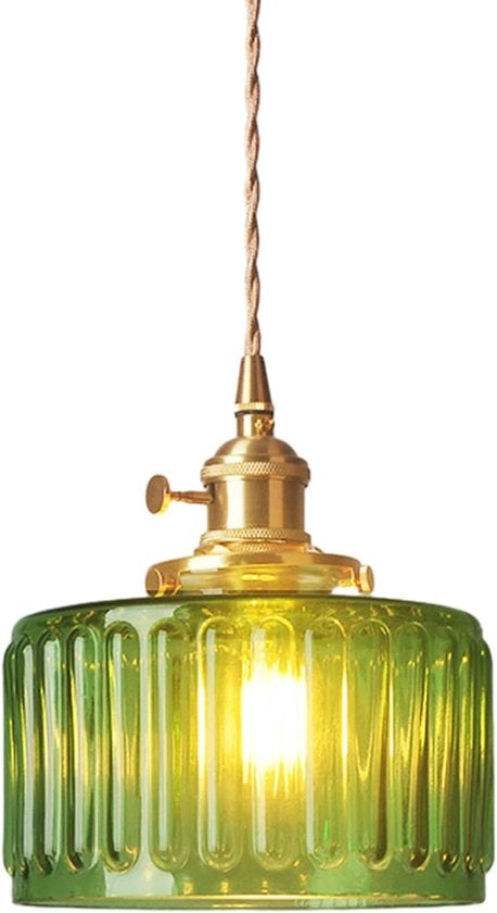 Lampada da soffitto vintage con vetro striato verde – ottone – regolabile 

Product code: 
Modello: 
Specifica tecnica: 

Nota: 
Assicurarsi di controllare le specifiche tecniche per garantire la compatibilità con il prodotto.