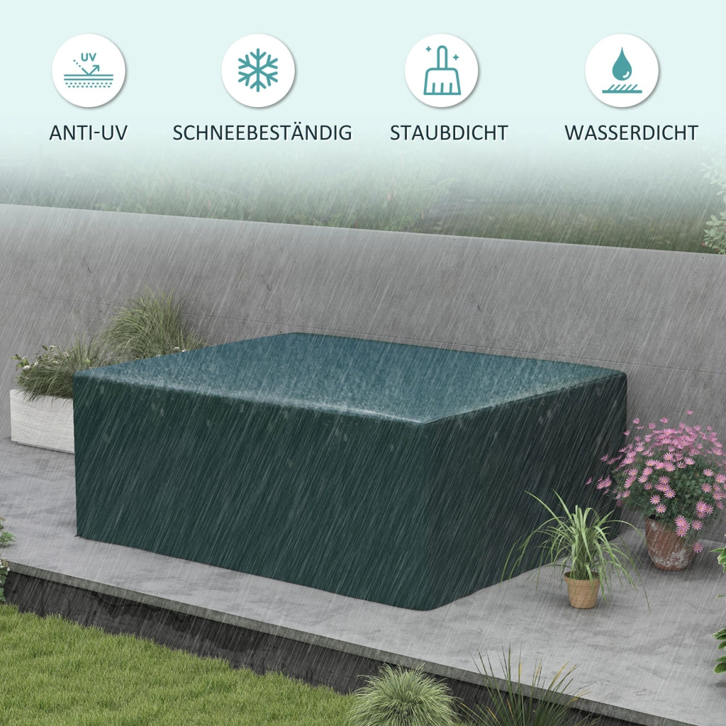 Copertura per Mobili da Giardino ¨C zephmum ¨C Verde 235x190x90cm