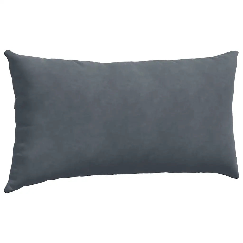 Cuscini da Divano 2 pcs Grigio scuro 80 x 40 cm