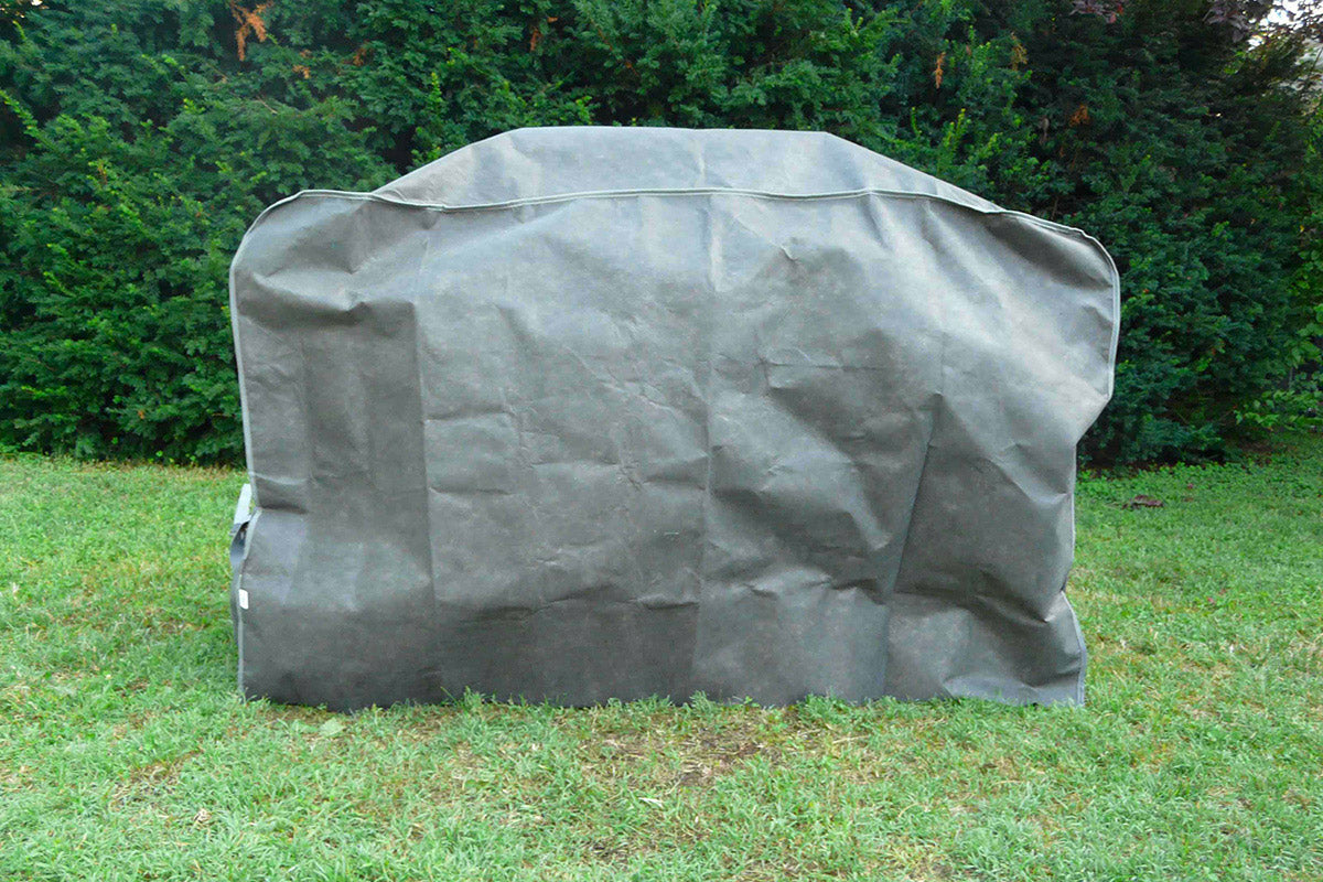 Custodia Fodera per Barbecue BBQ Grande 180x72x105 cm in Mytex Impermeabile Taupe