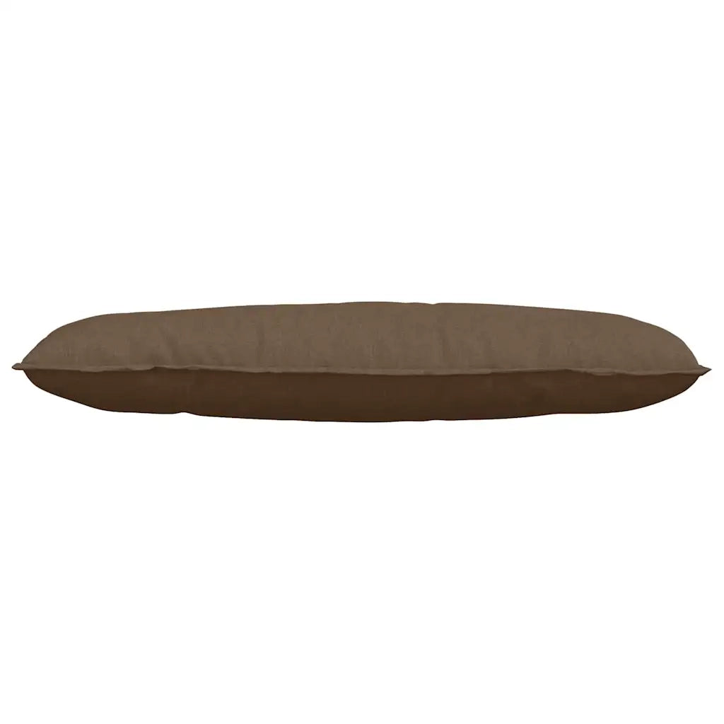 Cuscino per Schiena Marrone 120 x 19 x 50 cm Tessuto