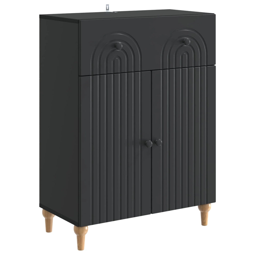 Credenza Nero 66 x 34,5 x 90 cm Legno ingegnerizzato 894176