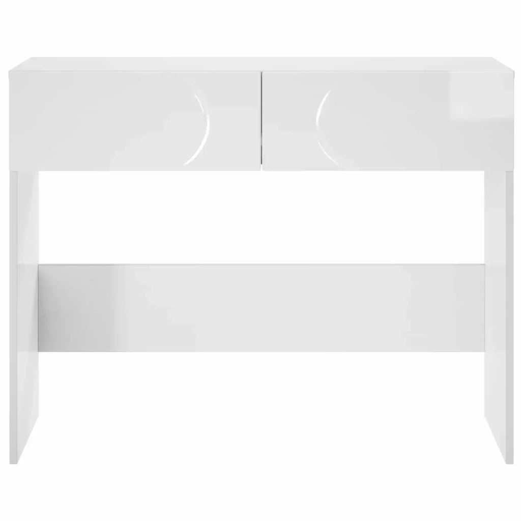 Tavolo consolle Bianco Lucido 96,5 x 38 x 75 cm 8011643