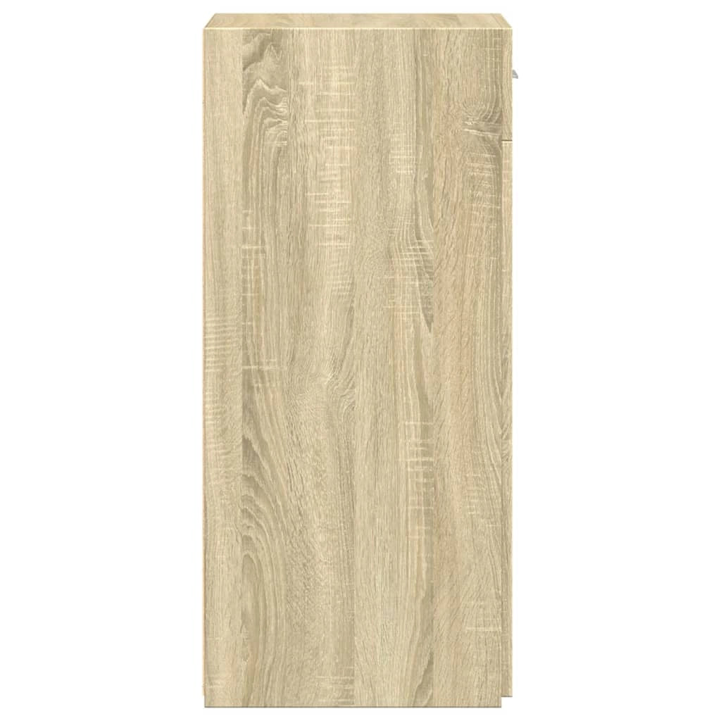 Mobiletto con cassettiera mobile contenitore organizer cucina soggiorno salotto sonoma 40 x 425 x 93 cm legno ingegnerizzato marrone 02_0031568