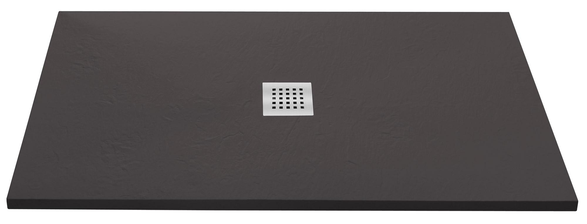 Piatto Doccia in Pietra 75x90 cm Bonussi Ardesia Stone Central Marrone