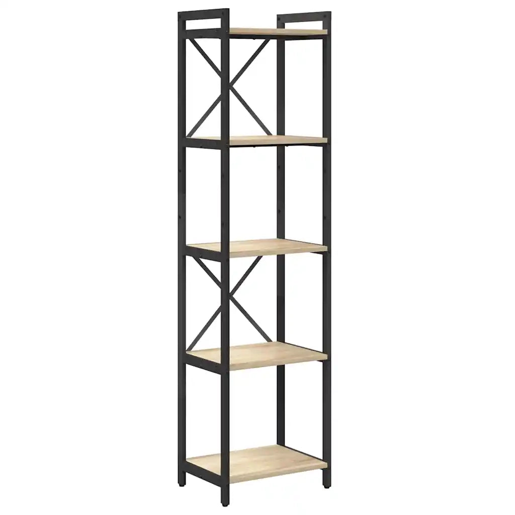 vidaXL Libreria rovere sonoma 40 x 30 x 153 cm Legno multistrato