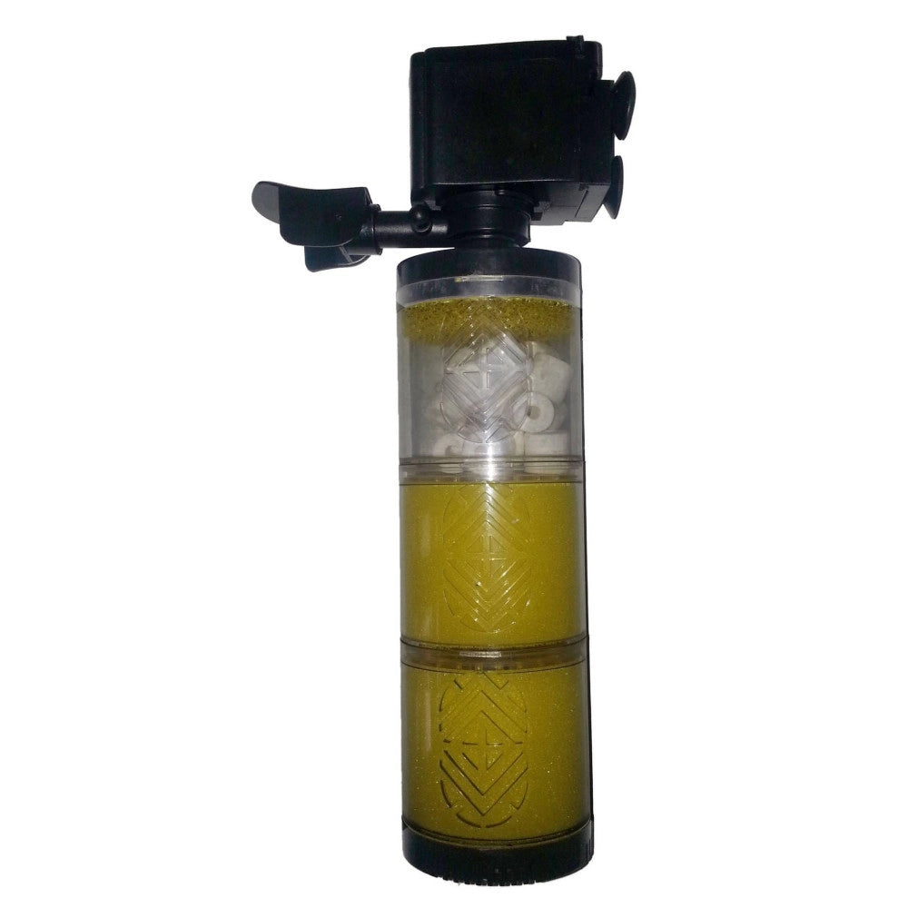 Trade Shop - Fitro Interno Per Acquario Pesci Tartarughe 3 Stadi Filtro 1200l/h 15w Fk-1503 -