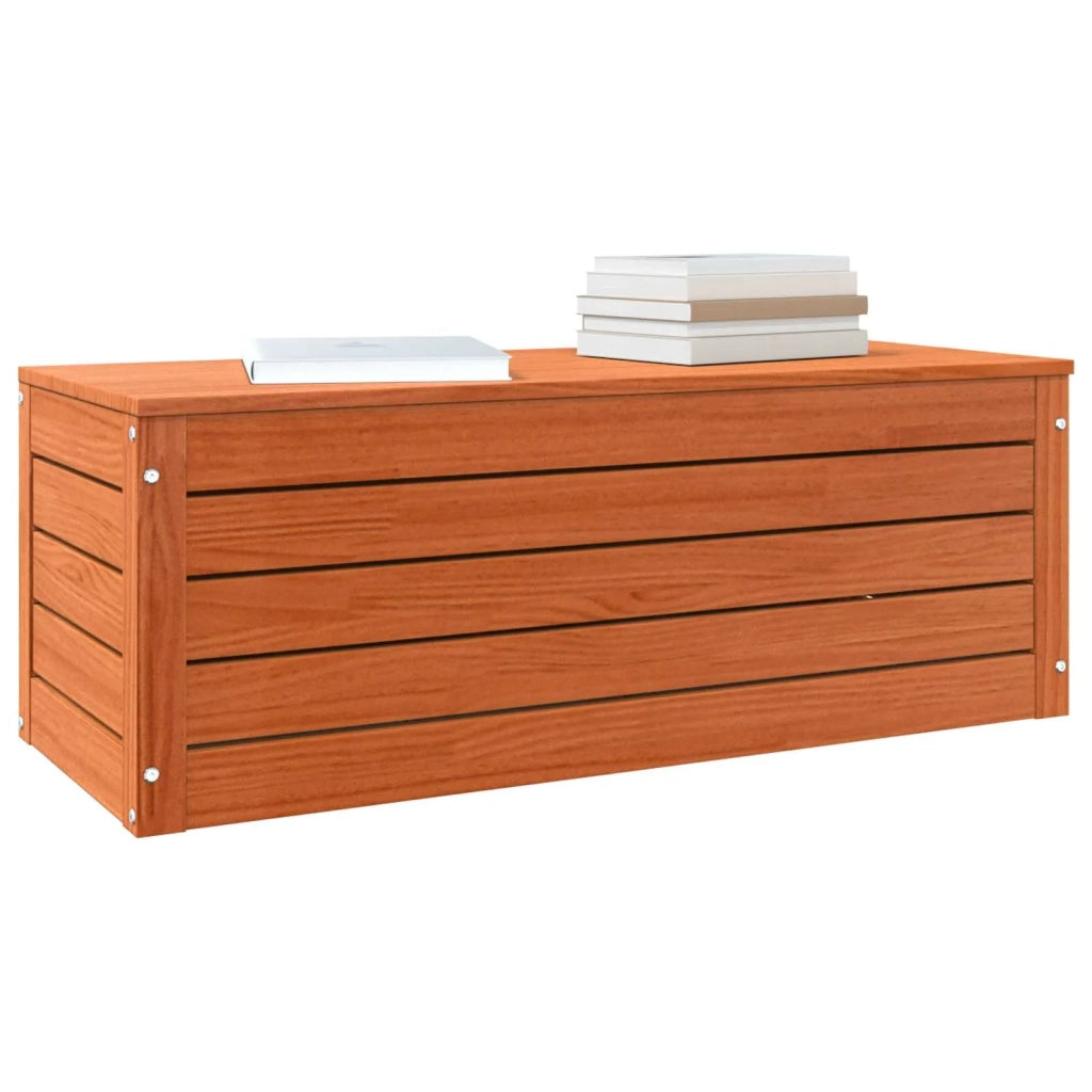 Scatola di Stoccaggio Marrone cerato 89 x 36,5 x 33 cm 865368
