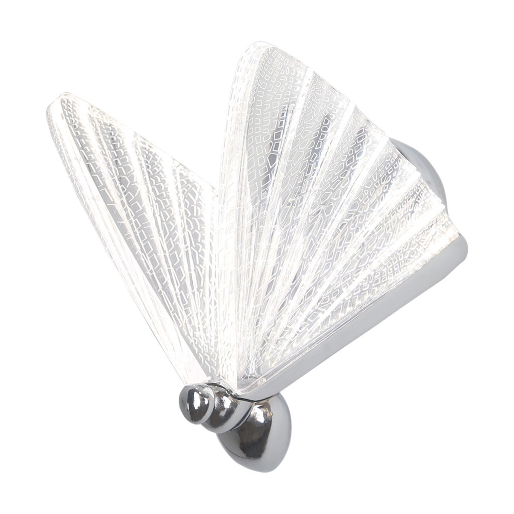 Applique Mariposa farfalla cromata LED 8W CCT LightPrestige
