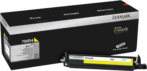 ORIGINAL Lexmark Unità sviluppatore giallo 700D4 70C0D40 ~40000 Seiten