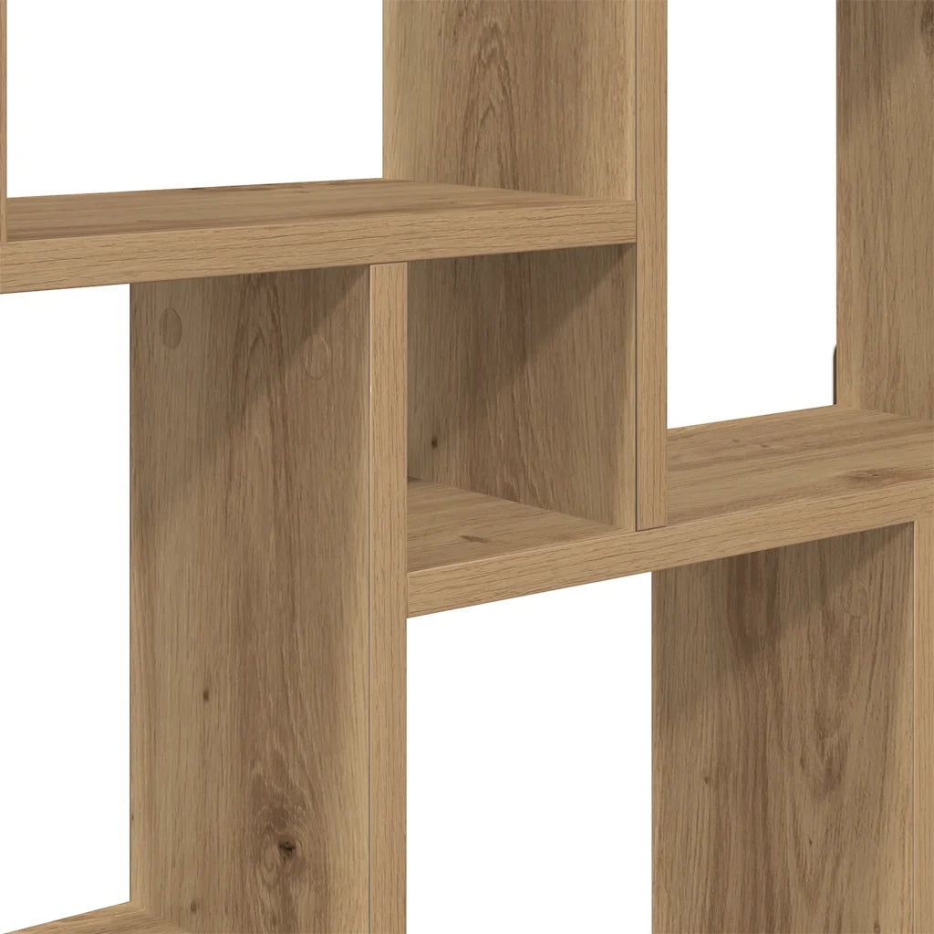 Mensola a Muro a Cubo Artigianale 78x15x93 cm Legno Multistrato