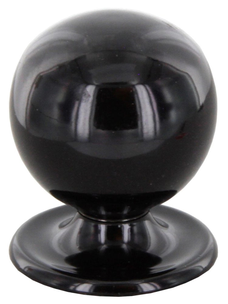 25pz  pomolo art. 2172 nero misura b diametro 25 mm cod:ferx.23153