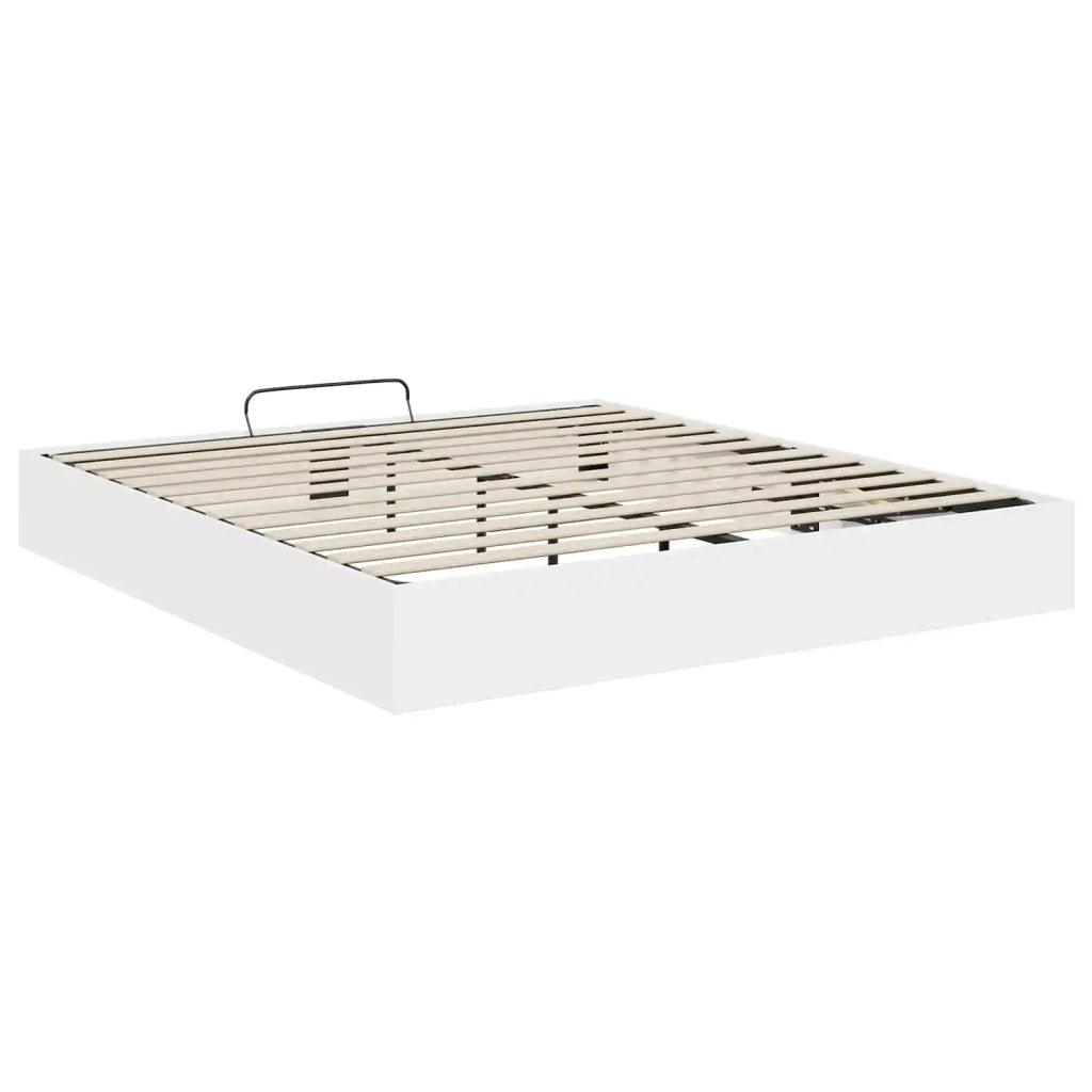 Letto ottomano Bianco 193 x 120 x 25 cm Truciolare