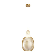 Maytoni Sospensione Contemporanea Levitation 1 luce G9 ottone metallo vetro