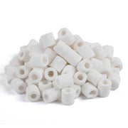 Trade Shop - Cannolicchi 500g In Vetro Sintetizzato Con Calza Per Acquario Pulizia -