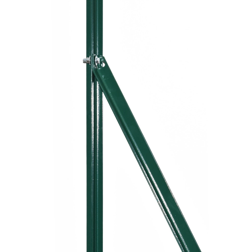 SAETTE PER PALETTI RECINZIONI SAETTA A L PLASTIFICATA VERDE 25x25x3mm h200cm 