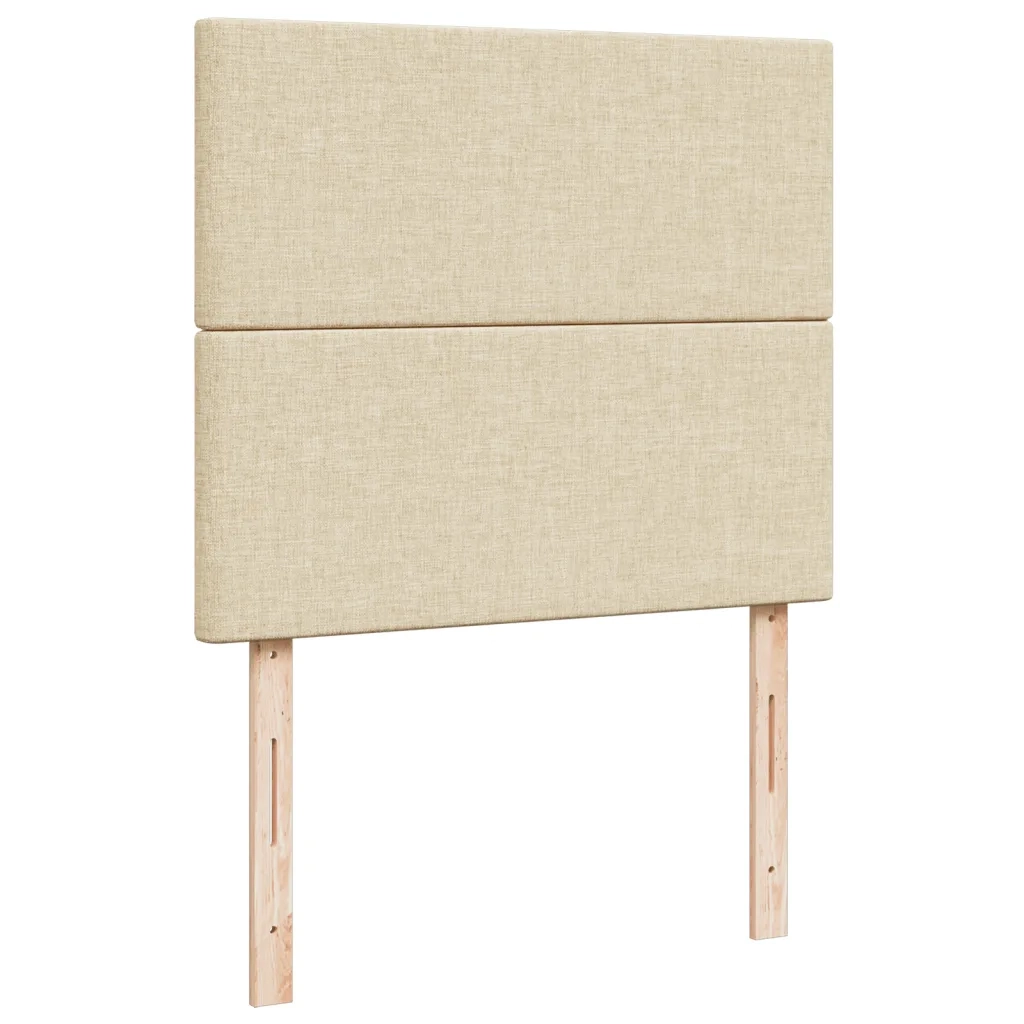 Giroletto a Molle con Materasso Crema 120x200 cm in Tessuto 3293933