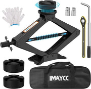 Kit di sollevamento universale 2500 kg con supporto in gomma per manutenzione e pronto soccorso dell'auto