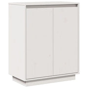 Credenza | Madia | Buffet da pranzo | Armadio da pranzo Bianca 60x34x75 cm in Legno Massello di Pino