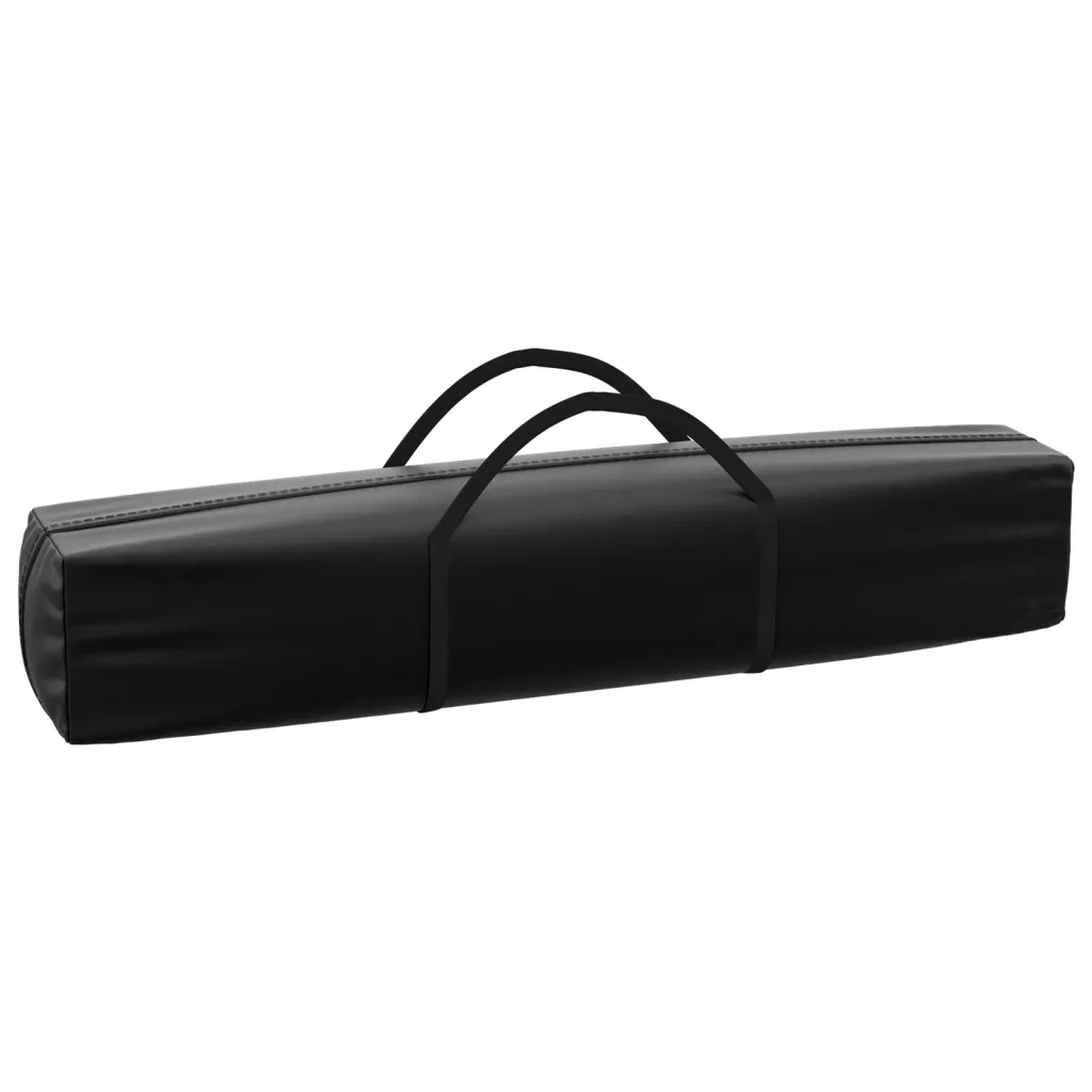 Tenda per Feste Pieghevole con Pareti Laterali Nero 3x3 m 93532